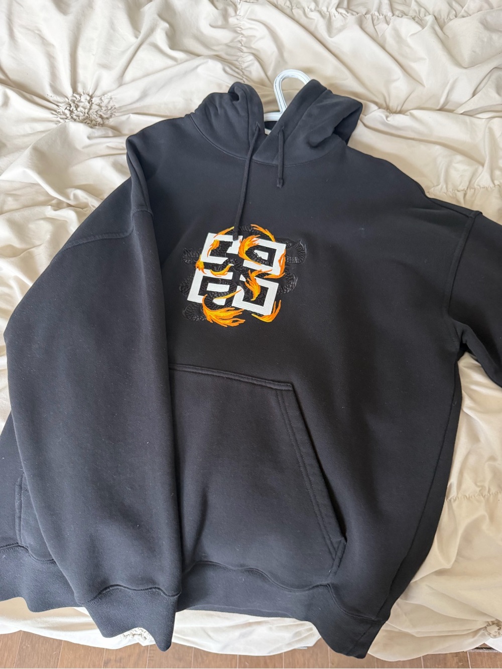 Givenchy year of the dragon embroidered hoodie